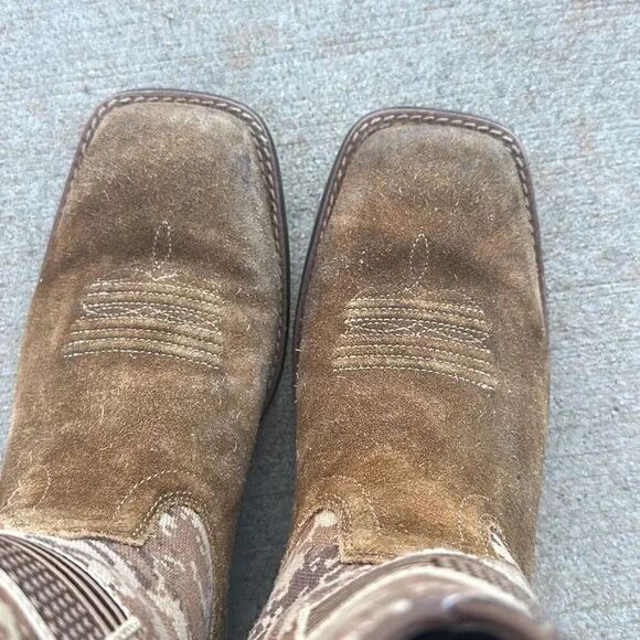 Ariat Sport Patriot Boot Brown Leather Men’s Size 5 - Picture 7 of 12